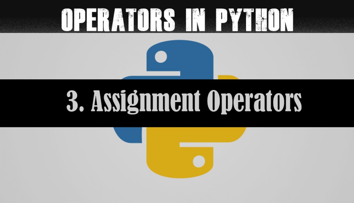 assignment operators