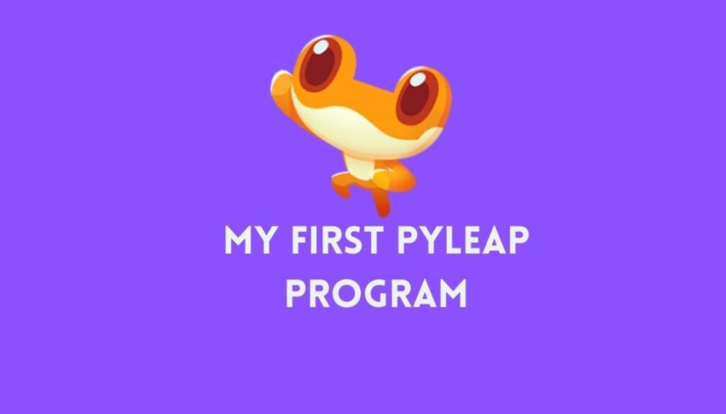 first pyleap program